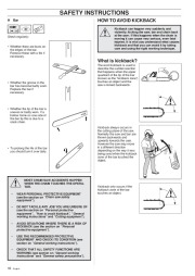 Husqvarna 254XP 257 262XP Chainsaw Owners Manual, 1998 page 16