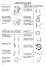 Husqvarna 254XP 257 262XP Chainsaw Owners Manual, 1998 page 22