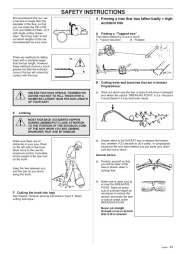 Husqvarna 254XP 257 262XP Chainsaw Owners Manual, 1998 page 23