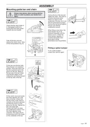 Husqvarna 254XP 257 262XP Chainsaw Owners Manual, 1998 page 25