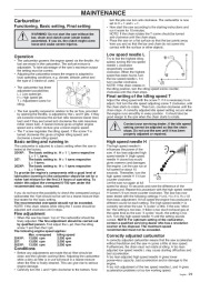 Husqvarna 254XP 257 262XP Chainsaw Owners Manual, 1998 page 29