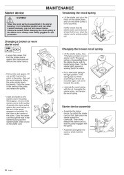 Husqvarna 254XP 257 262XP Chainsaw Owners Manual, 1998 page 30