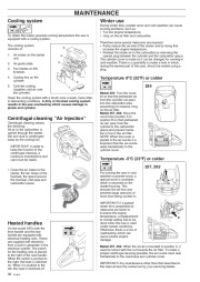 Husqvarna 254XP 257 262XP Chainsaw Owners Manual, 1998 page 32