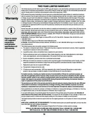 MTD S 230 240 250 260 261 Single Stage Snow Blower Owners Manual page 18