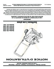 MTD S 230 240 250 260 261 Single Stage Snow Blower Owners Manual page 32