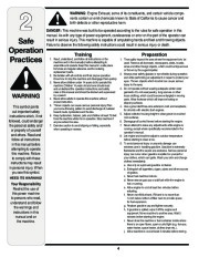 MTD S 230 240 250 260 261 Single Stage Snow Blower Owners Manual page 4