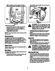 MTD 614E 644E 664G Snow Blower Owners Manual page 16