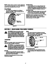 MTD 614E 644E 664G Snow Blower Owners Manual page 17