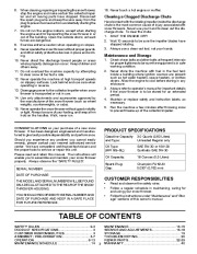 Poulan Pro Owners Manual, 2009 page 3