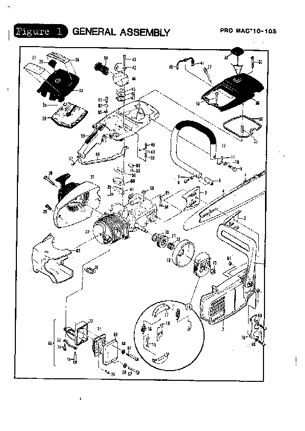 Mc Culloch Pro Mac 850 Parts Manual