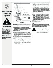 MTD Troy-Bilt LS 27 TB Log Splitter Lawn Mower Owners Manual page 14