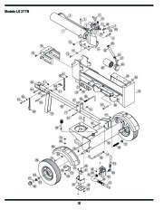 MTD Troy-Bilt LS 27 TB Log Splitter Lawn Mower Owners Manual page 38