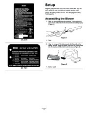 Toro 51701 Hand-Held Sweeper Blower Owners Manual, 2014 page 4