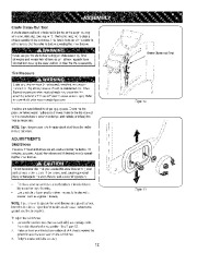 Craftsman 247.88970 Craftsman 26-Inch Snow Blower Owners Manual, 2005 page 12