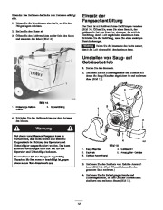 Toro 62925 5.5 hp Lawn Vacuum Laden Anleitung, 2001 page 12