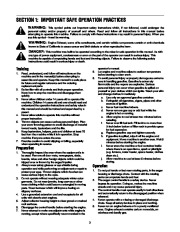 MTD Yard Man Two Stage Snow Blower Owners Manual page 3