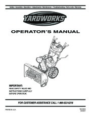 MTD Yardworks 769-03250 Snow Blower Owners Manual page 1