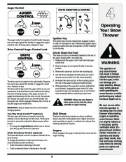 MTD Yardworks 769-03250 Snow Blower Owners Manual page 9