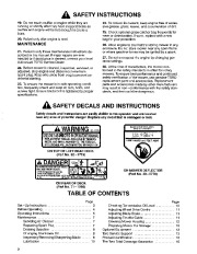 Toro Toro Lawnmower Owners Manual, 1996 page 2