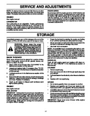 Poulan Pro Owners Manual, 2005 page 17