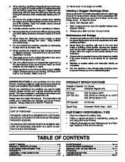 Poulan Pro Owners Manual, 2005 page 3