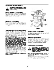 MTD Yard Machines E740 E760 Snow Blower Owners Manual page 13