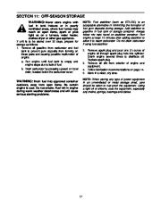 MTD Yard Machines E740 E760 Snow Blower Owners Manual page 17