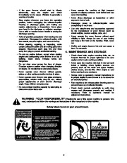 MTD Yard Machines E740 E760 Snow Blower Owners Manual page 3
