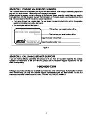 MTD Yard Machines E740 E760 Snow Blower Owners Manual page 4