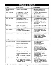 Craftsman 247.885570 Craftsman 24-Inch Two Stage Track Drive Snow Thrower Owners Manual page 21