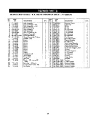 Craftsman 247.885570 Craftsman 24-Inch Two Stage Track Drive Snow Thrower Owners Manual page 25