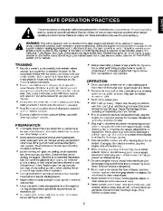 Craftsman 247.885570 Craftsman 24-Inch Two Stage Track Drive Snow Thrower Owners Manual page 3