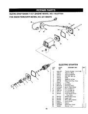 Craftsman 247.885570 Craftsman 24-Inch Two Stage Track Drive Snow Thrower Owners Manual page 35