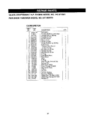 Craftsman 247.885570 Craftsman 24-Inch Two Stage Track Drive Snow Thrower Owners Manual page 37