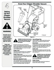 MTD Troy-Bilt 204 Chipper Shredder Vacuum Lawn Mower Owners Manual page 8