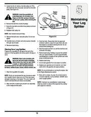 MTD 5DM Log Splitter Lawn Mower Owners Manual page 13