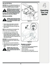 MTD 5DM Log Splitter Lawn Mower Owners Manual page 9