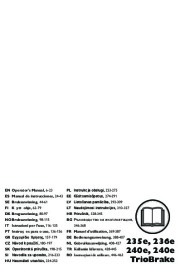 Husqvarna 235e 236e 240e TrioBrake Chainsaw Owners Manual page 1