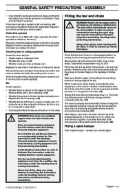 Husqvarna 235e 236e 240e TrioBrake Chainsaw Owners Manual, 2003,2004,2005,2006,2007,2008,2009,2010 page 13