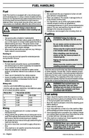 Husqvarna 235e 236e 240e TrioBrake Chainsaw Owners Manual, 2003,2004,2005,2006,2007,2008,2009,2010 page 14