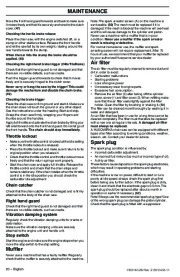 Husqvarna 235e 236e 240e TrioBrake Chainsaw Owners Manual, 2003,2004,2005,2006,2007,2008,2009,2010 page 20