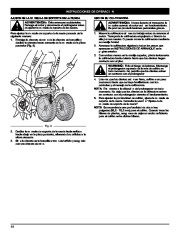 MTD TB154 Electric Gardern Cultivator Lawn Mower Owners Manual page 22