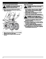 MTD TB154 Electric Gardern Cultivator Lawn Mower Owners Manual page 8