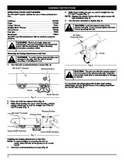 MTD Yard Man YM20CS 2 Cycle Trimmer Lawn Mower Owners Manual page 6