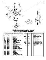 Toro Toro CCR 6053 Quick Clear Snowthrower Parts Catalog, 2010 page 11