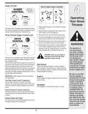 MTD White Outdoor 769-04123 Snow Blower Owners Manual page 9