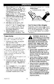 Craftsman 536.881501 Craftsman 22-Inch Snow Thrower Owners Manual page 14