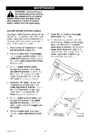 Craftsman 536.881501 Craftsman 22-Inch Snow Thrower Owners Manual page 19