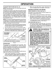 Husqvarna 1130SBE Snow Blower Owners Manual, 2006,2007,2008 page 12