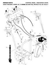 Husqvarna 1130SBE Snow Blower Owners Manual, 2006,2007,2008 page 22